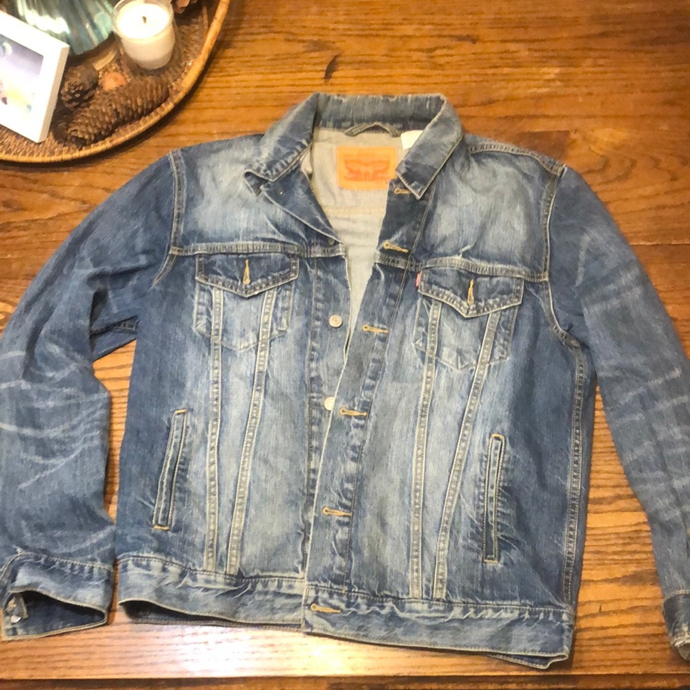 Levi's Distressed Blue Denim Jacket